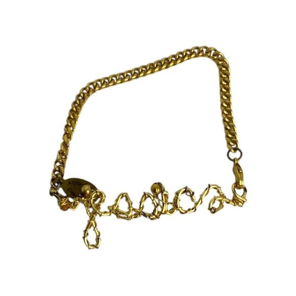 Apple Grace Designs Personalized Jessica Name Bracelet Gold Tone - Picture 4 of 4